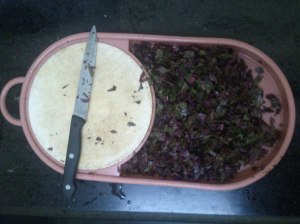 Finely Chopped Leaves